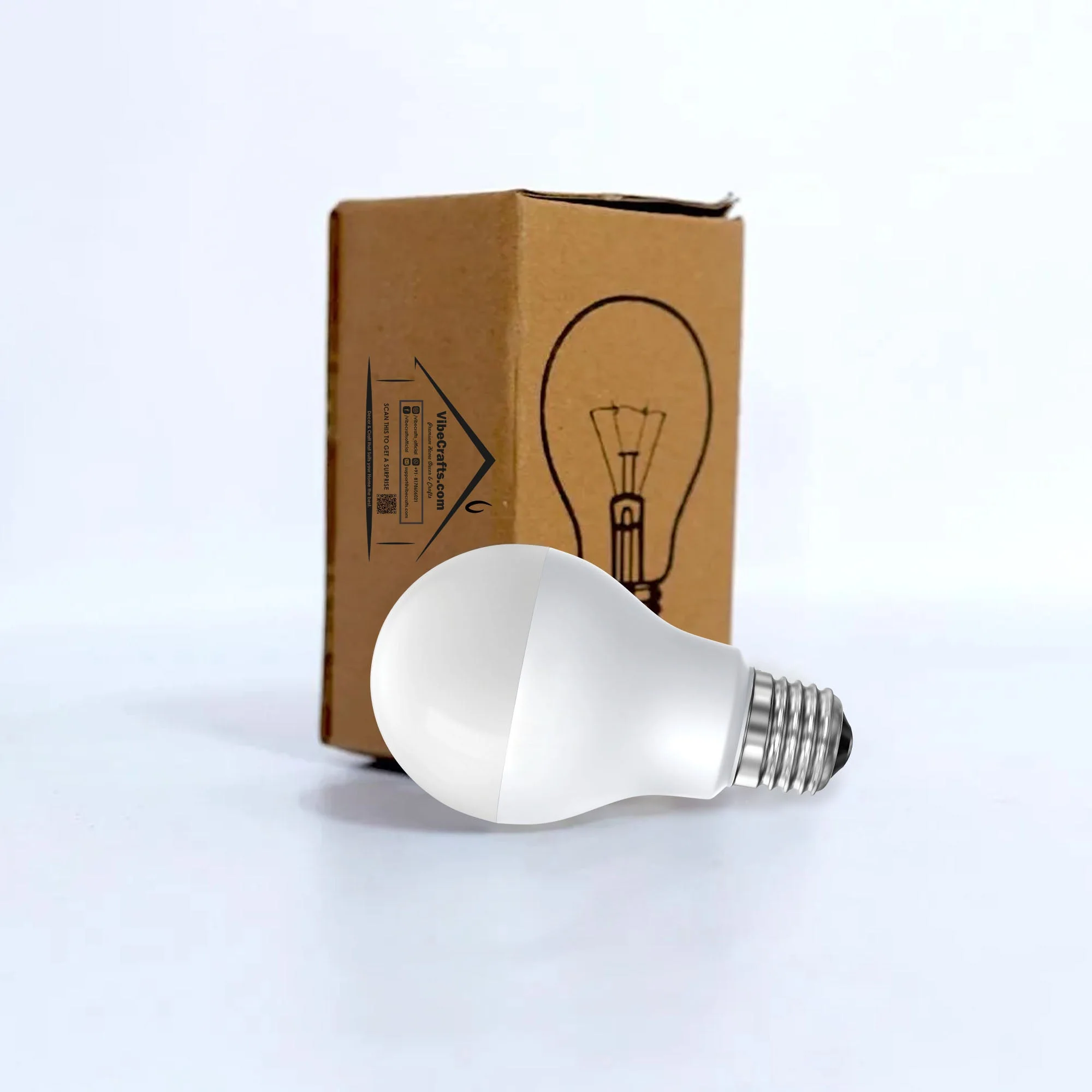 White Bright High Glo Tipped Filament Bulb - Image 2