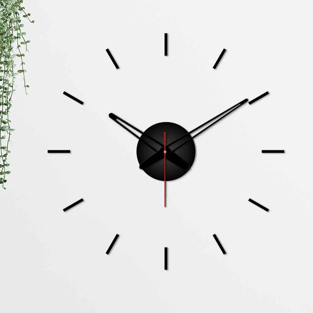 Without Numbers Designer Big Size 3D Infinity Wall Clock - Image 5