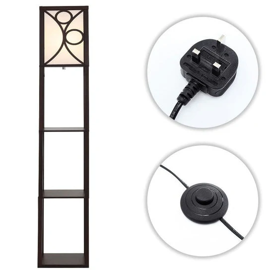 Wooden Display Shelf Lamp for Bedroom and Living Room - Image 5