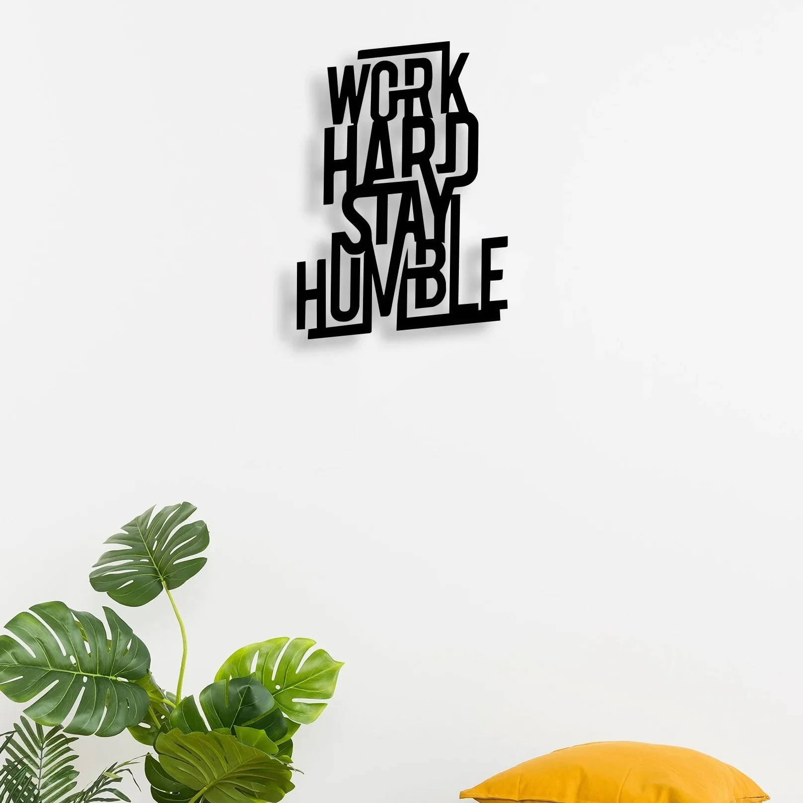Work Hard Stay Humble Metal Art Wall Decor - Image 2