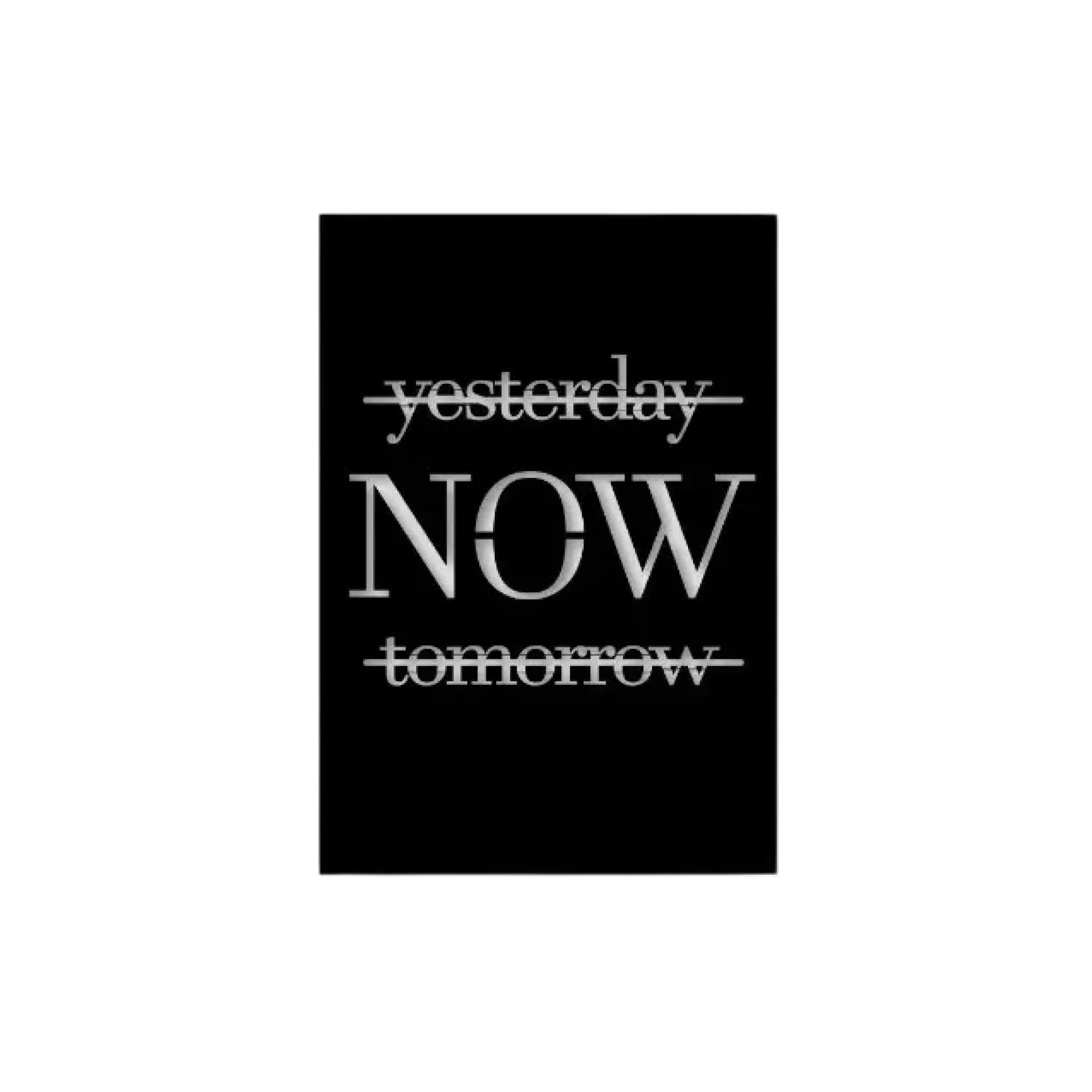 Yesterday Now Tomorrow Metal Art Wall Decor - Image 3