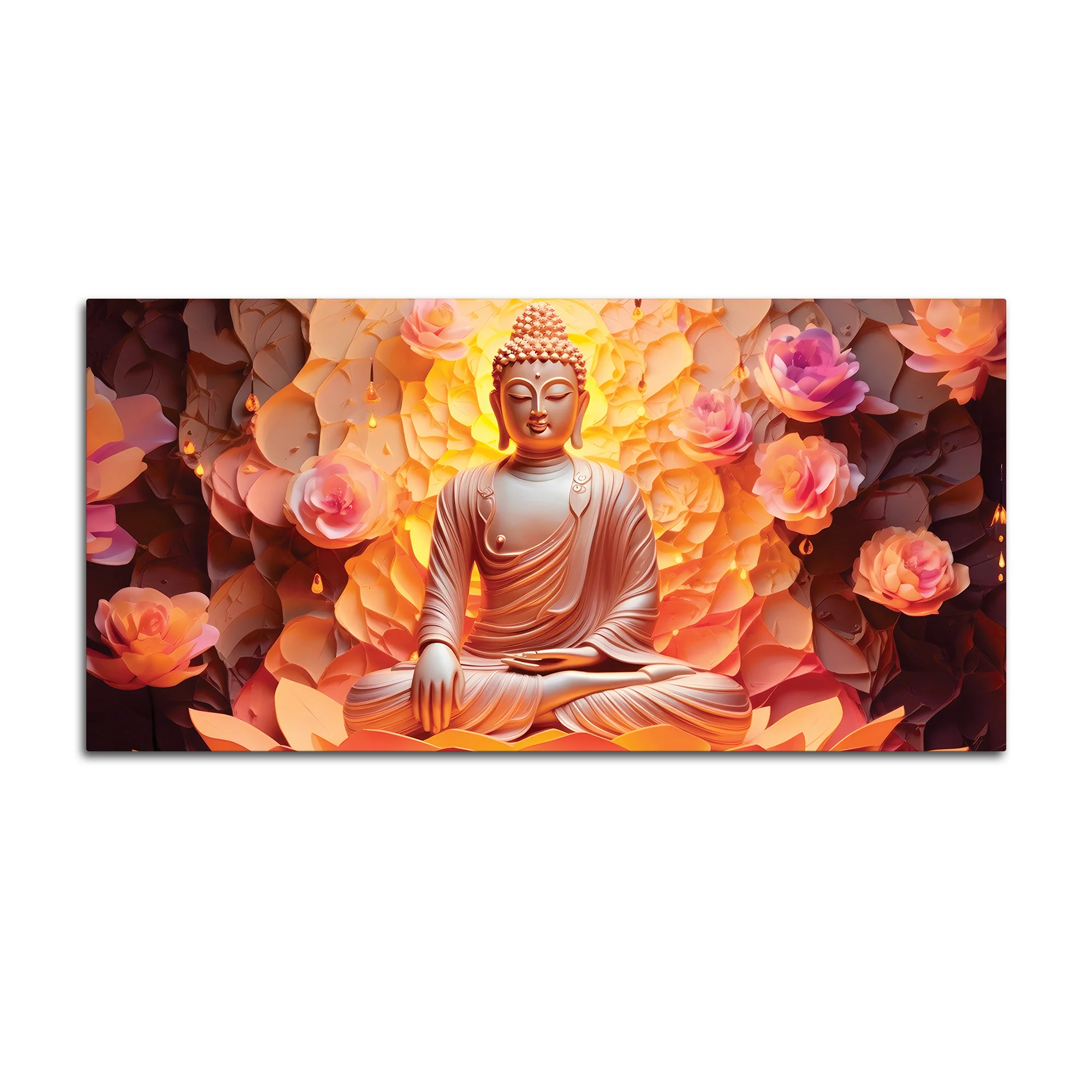 Zen Buddha Meditation Painting for Calm Interiors - Image 4