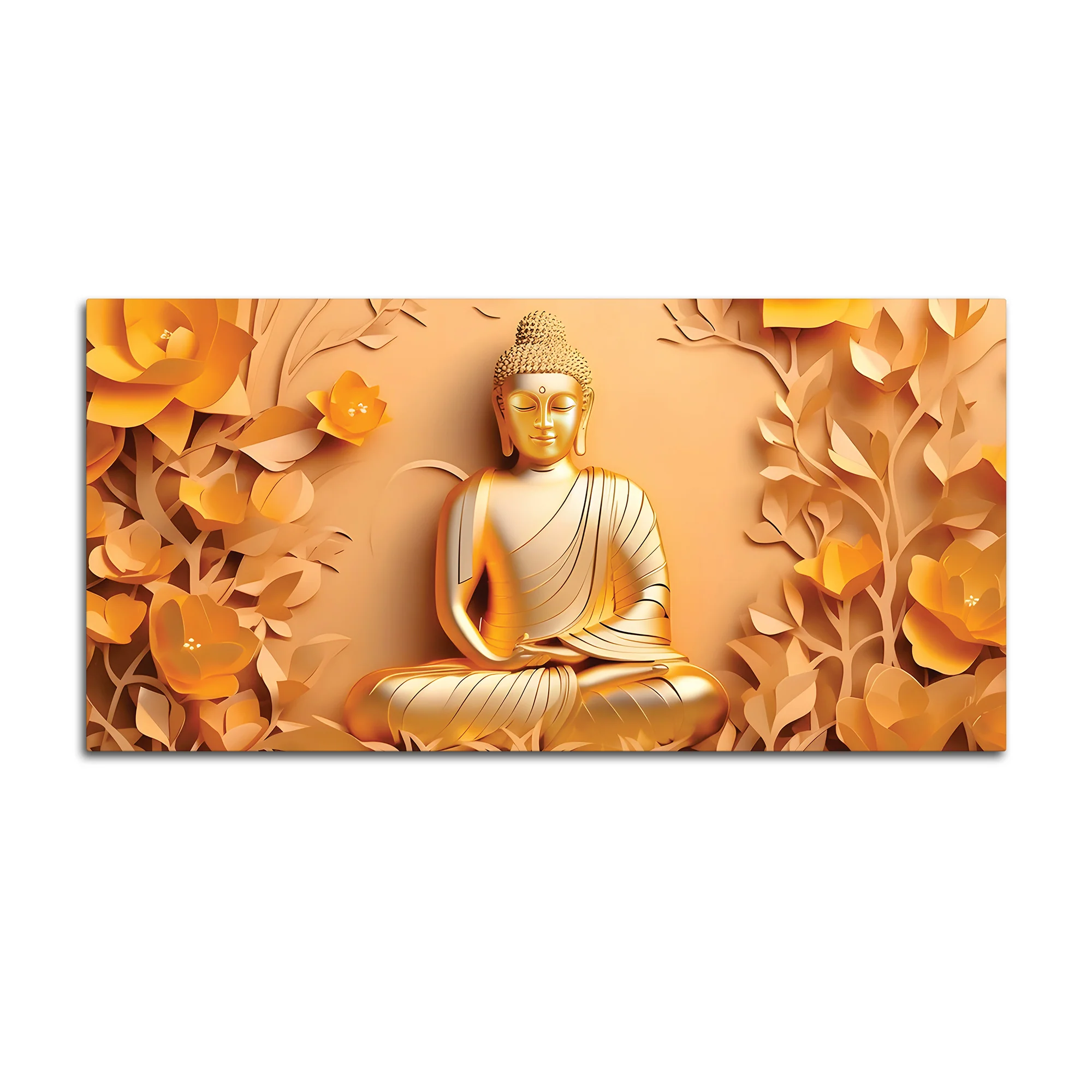 Zen Buddha Painting for Calm Living Spaces - Image 4
