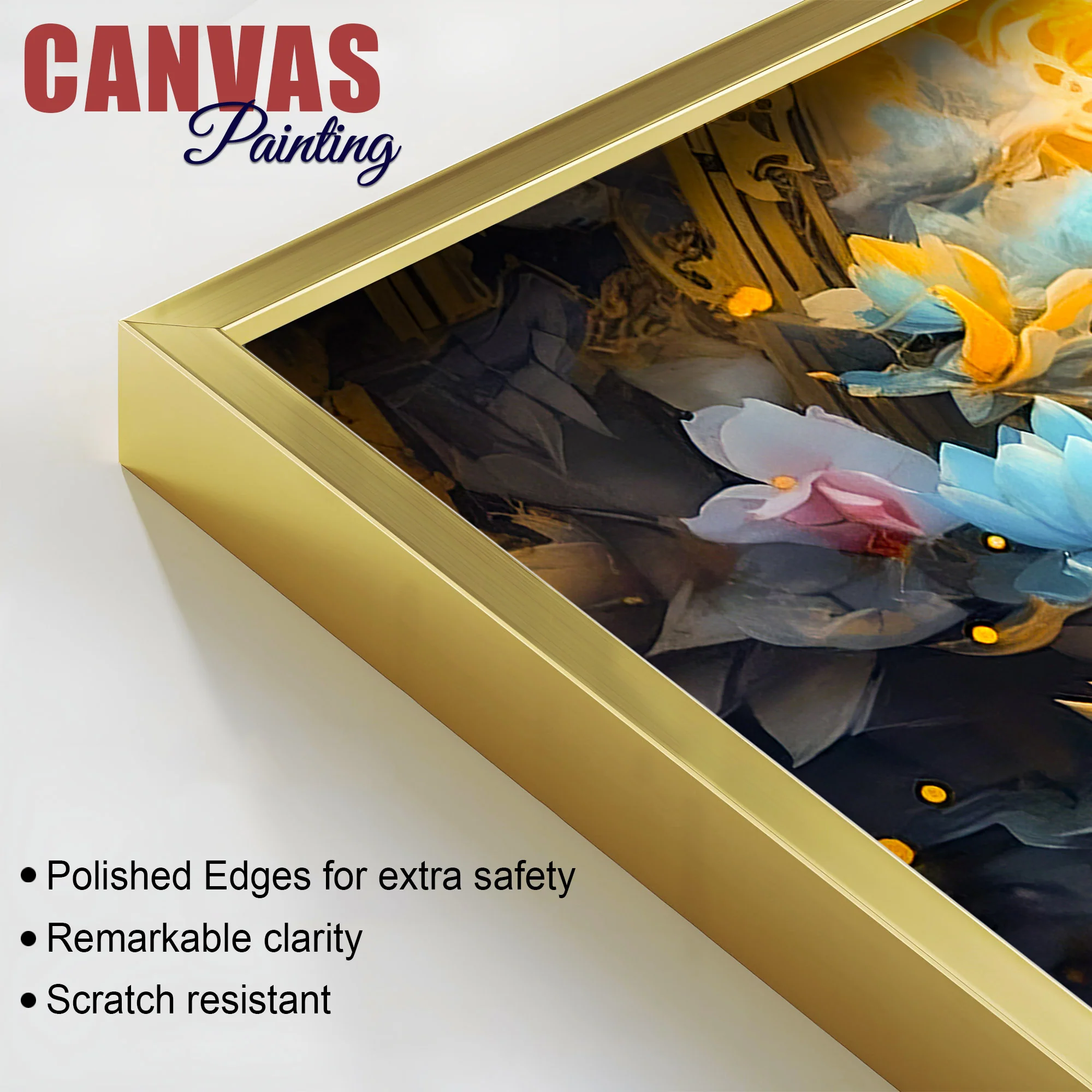 Zen Inspired Lord Buddha Canvas Painting for Wall Decor - Image 6