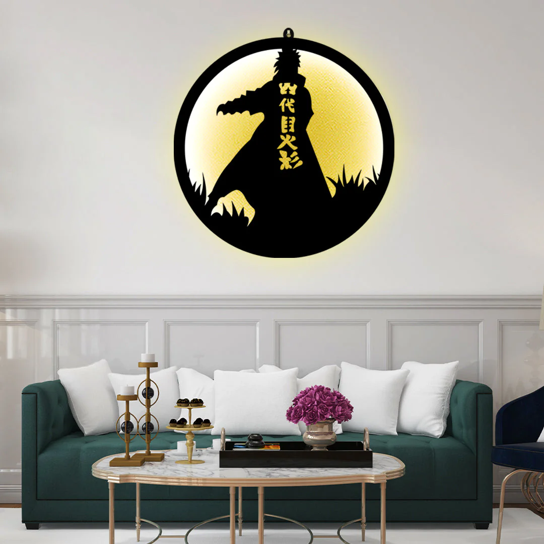 Zoro Samurai LED Wall Art with Sword Design